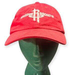 Houston Rockets NBA Elevation Red Cotton Adjustable Hat